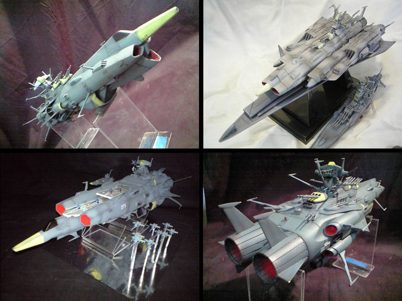 Bandai Yamato Earth Defense Force Battle Ship Plastic Model Kit AKS 